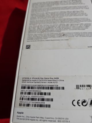 IPHONE Xs Max caja 📦