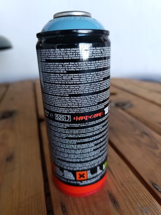 Bote spray Montana Hardcore clásico