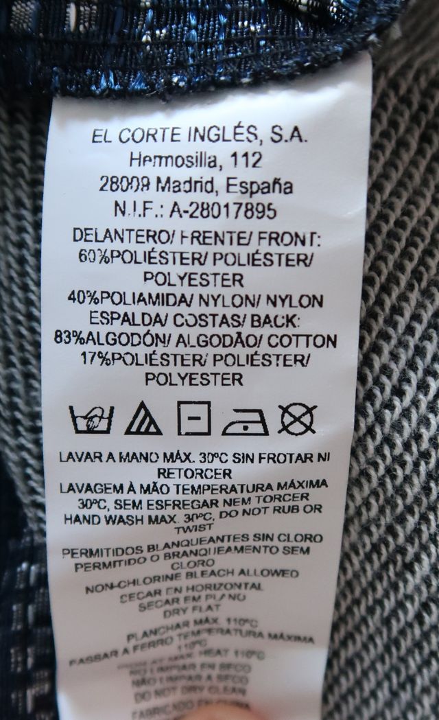 Top Sintesis XXL. Talla 52. Nuevo