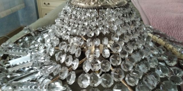 Lampara de salón techo vintage