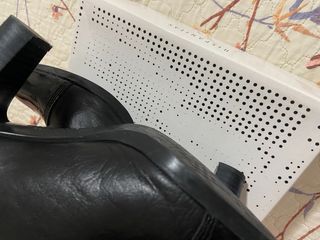 Botines tacon en piel negros 