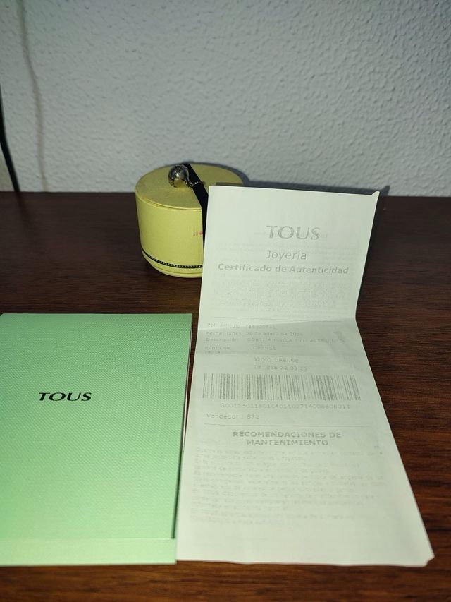 Anillo Tous