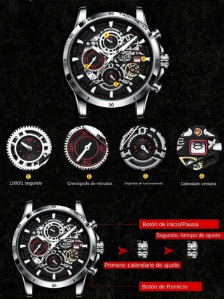 RELOJ LIGE SPORT RED ED