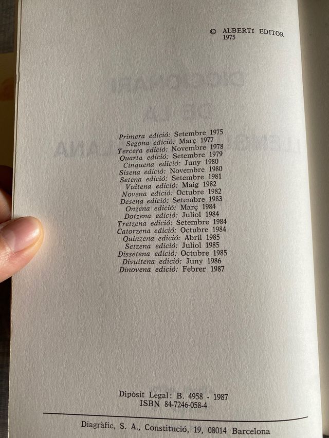 Diccionari de la Llengua Catalana