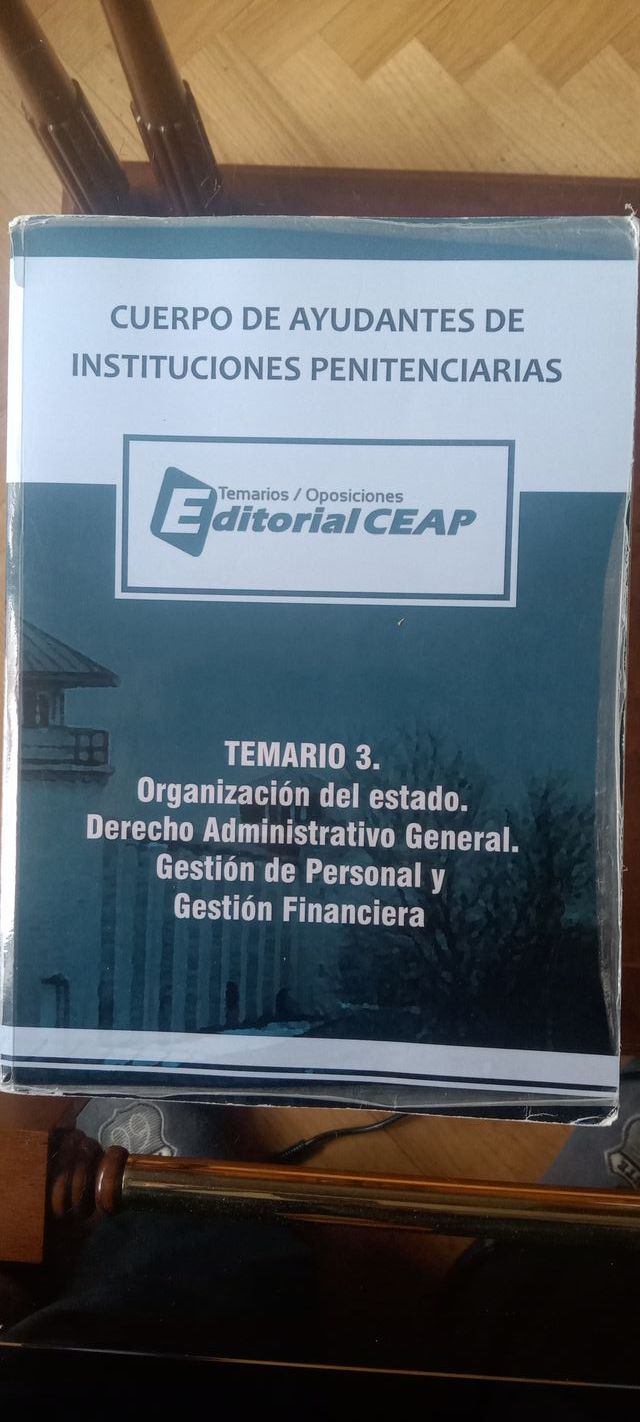 temario funcionario de prisiones