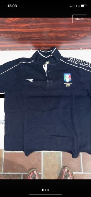 Polo Diadora taglia L colore nero