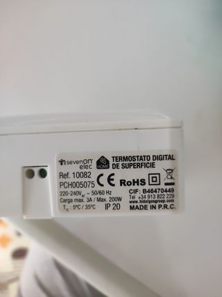 Termostato digital de 4 cables