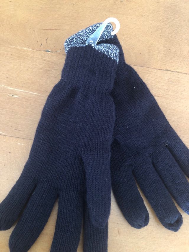 guantes azul marino