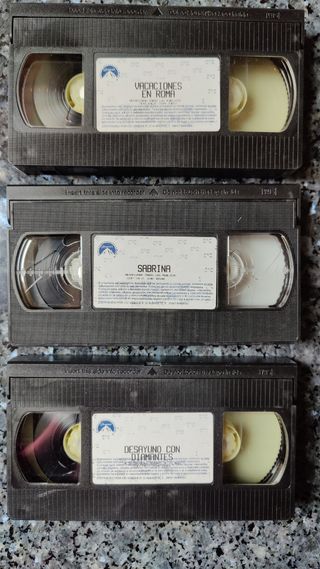 Trilogía Audrey Hepburn VHS Video