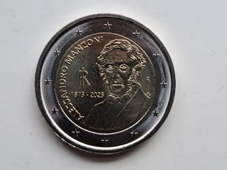 Moneda conmemorativa Italia 2023 Manzoni