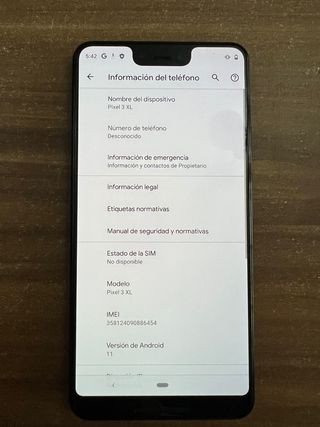 Pixel 3XL 128GB como nuevo