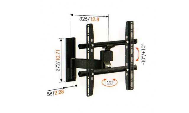 Soporte TV pared - Televisores de 26 a 42 pulgadas