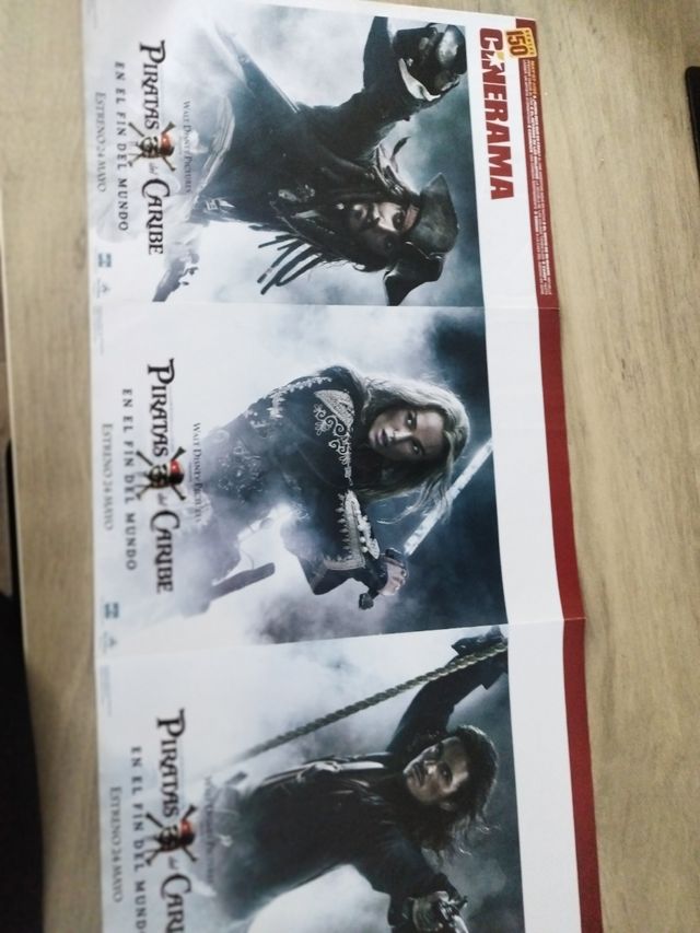 Poster película ,x men Matrix piratas del caribe
