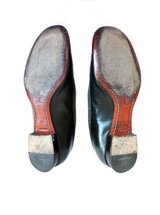 Ballerine vintage Louis Vuitton verdi
