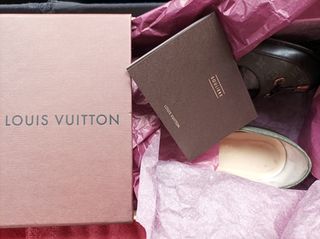 Ballerine vintage Louis Vuitton verdi