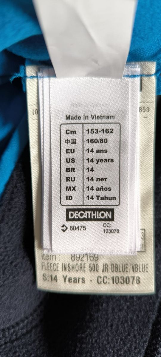 Chaqueta Forro Polar Tribord 14