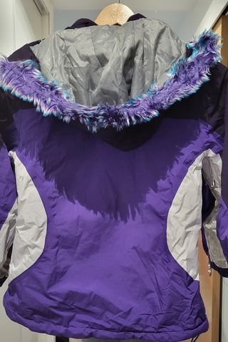Chaqueta esquí niña 10 años morada