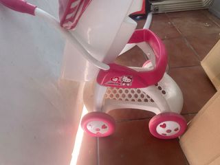coche de muñecas hello kitty