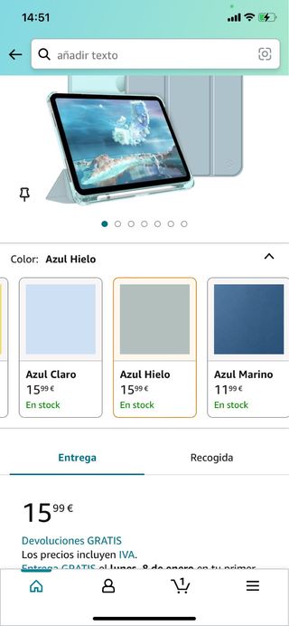 Funda para Ipad de Amazon
