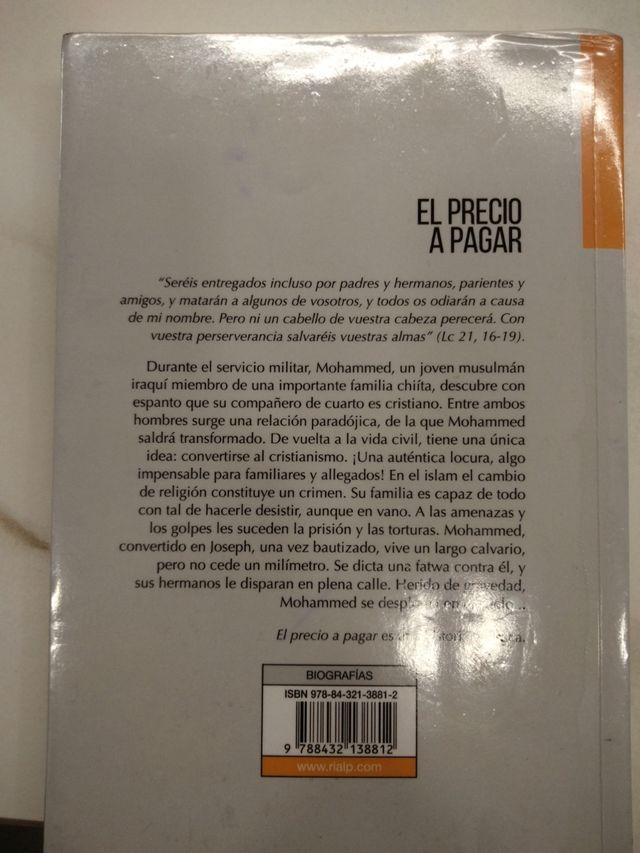 EL PRECIO A PAGAR Joseph Fadelle