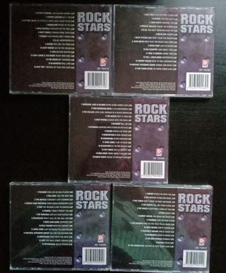 Box 5 CDs ROCK STARS