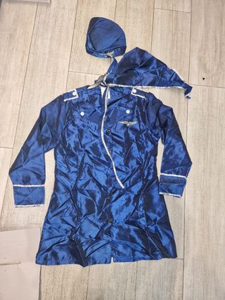 Disfraz mujer azafata avion carnaval