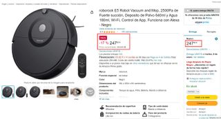 Robot aspirador Roborock E5 Aspira y friega NUEVO