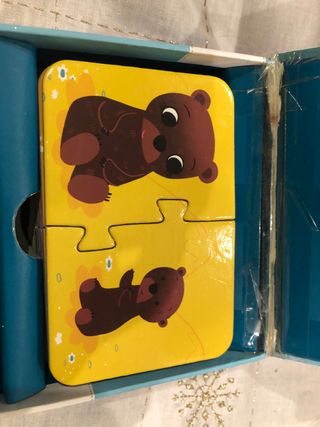 Juego niños 2+ años - puzzle 2 Mandarine