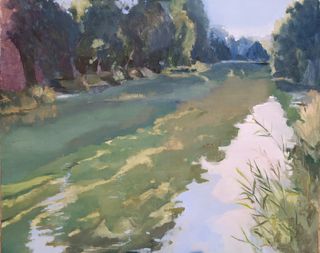 Cuadro Río Tajo al paso por Trillo