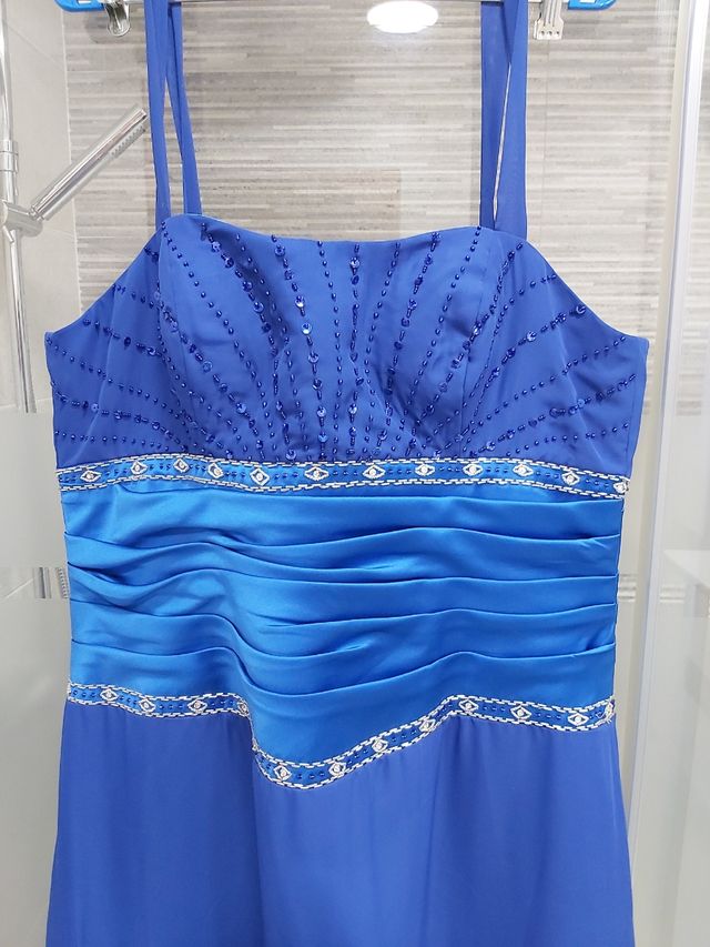 Vestido fiestas largo con chaqueta