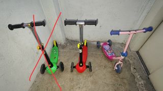 Patinetes varios de 3 ruedas infantiles