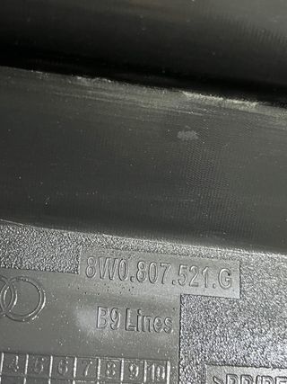Spoiler paragolpes trasero audi a4