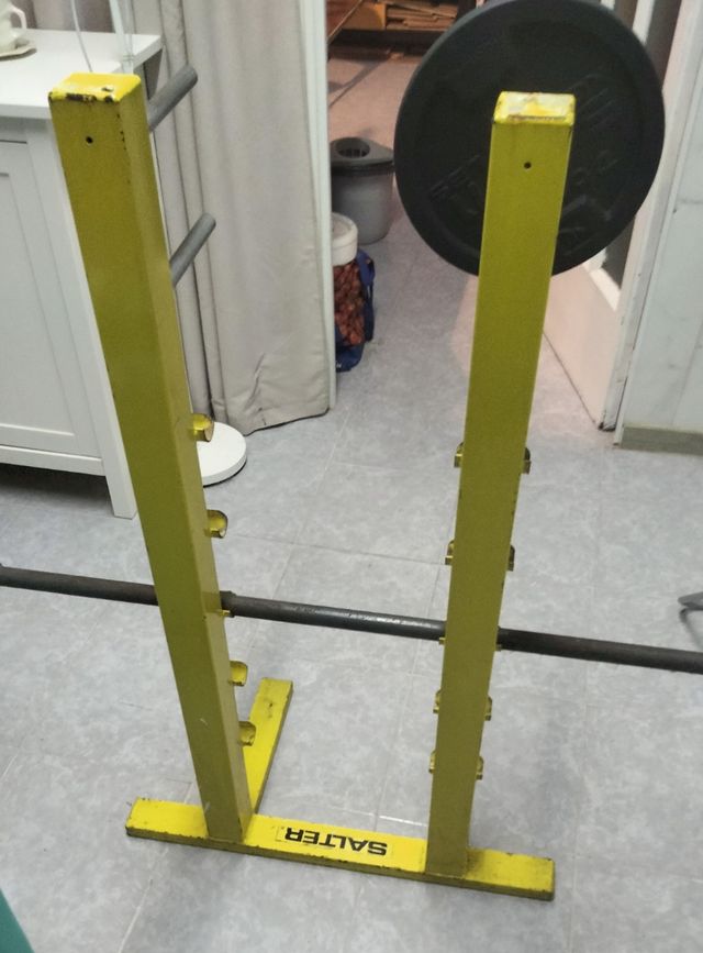 Soporte para barras y discos salter