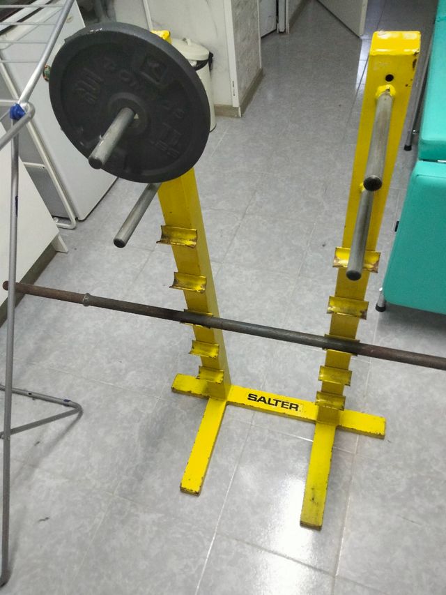 Soporte para barras y discos salter