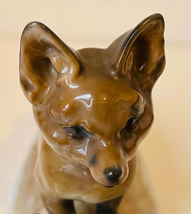 ROSENTHAL Grupo figuras zorros cerámica 