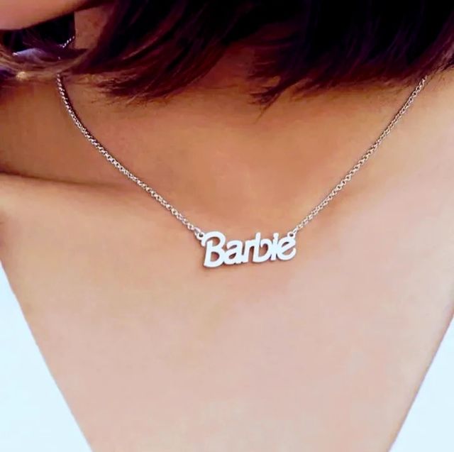 Collar  Barbie. plata