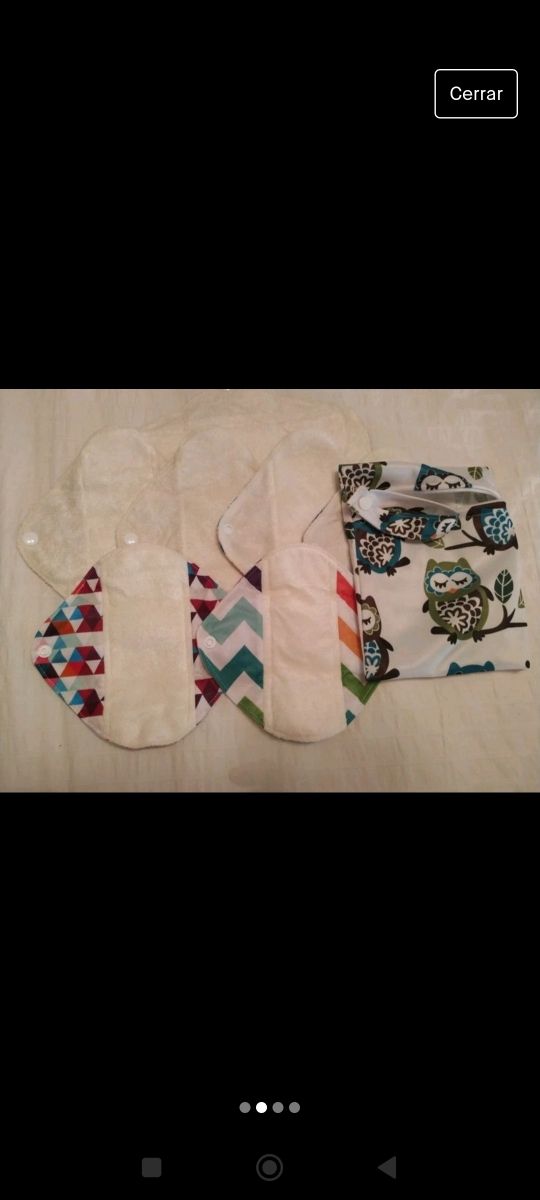 PACK 7 Compresas reutilizables Bamboo Or