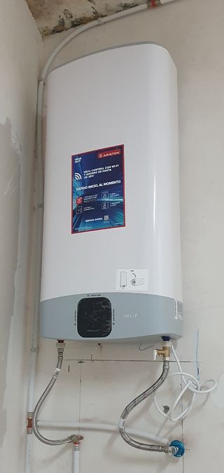 Colocacion termo eléctrico fleck WIFI