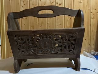 Revistero talla en madera