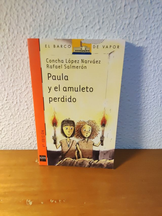 Libro juvenil PAULA Y EL AMULETO PERDIDO