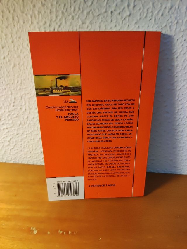 Libro juvenil PAULA Y EL AMULETO PERDIDO