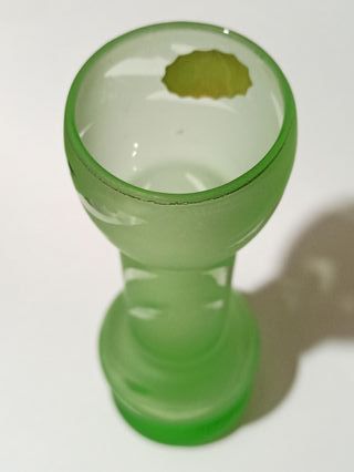 Vaso ornamentale in vetro vintage - Colore verde