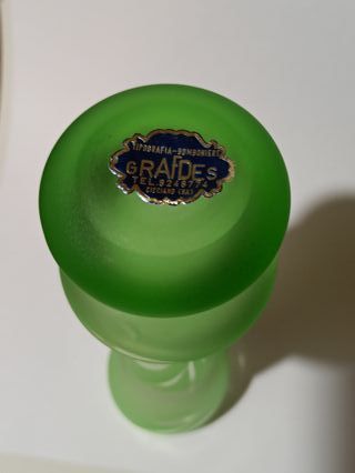 Vaso ornamentale in vetro vintage - Colore verde