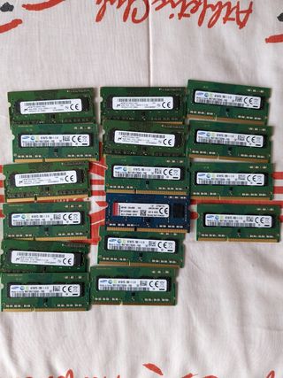 Memorias RAM Portátil 4 Gigas 