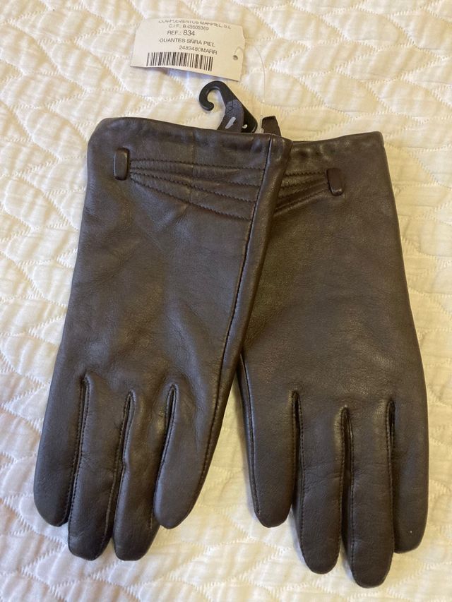 Guantes imitación piel