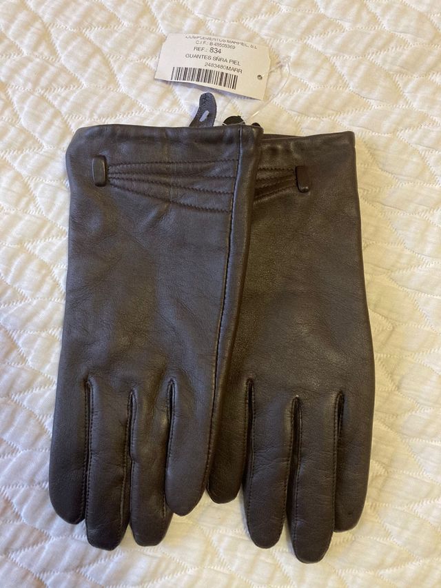Guantes imitación piel