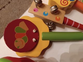 Juguetes madera.niño.bebe.para hacer ruido