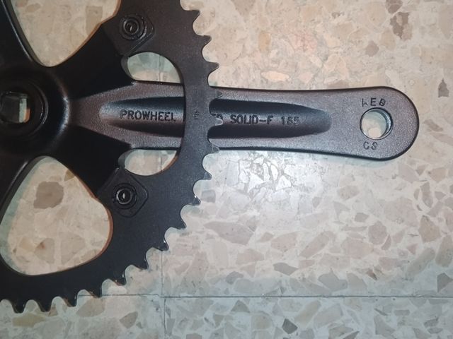 Pedivelle ProWheel Pista Solid Black 46T