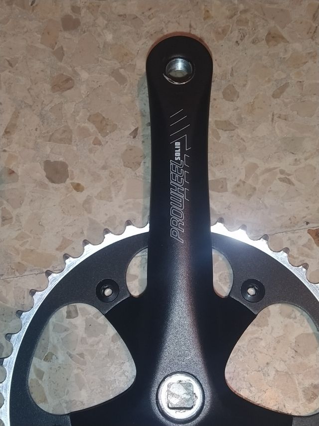 Pedivelle ProWheel Pista Solid Black 46T