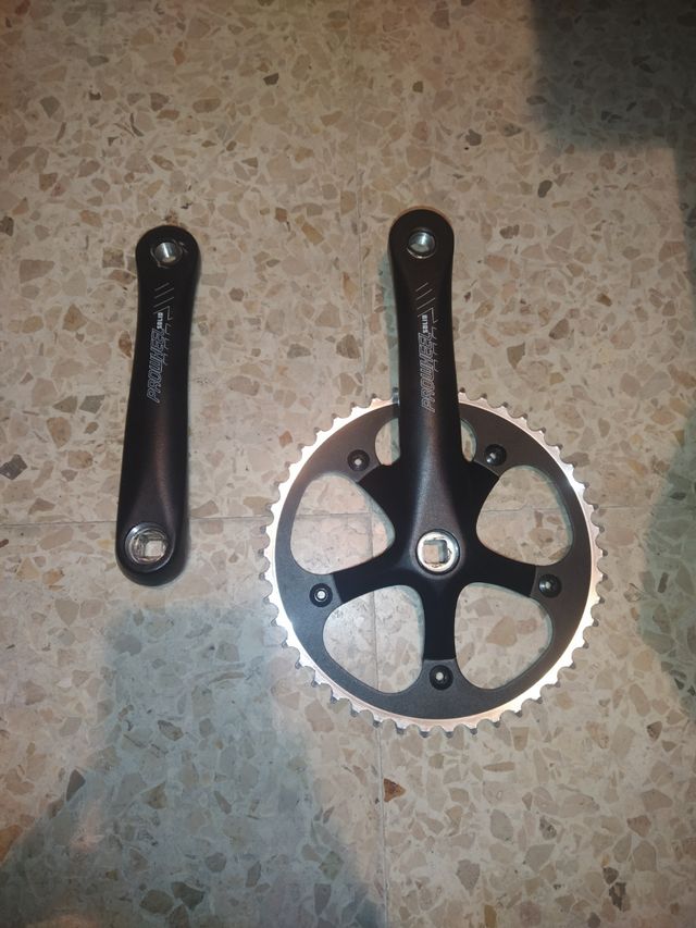 Pedivelle ProWheel Pista Solid Black 46T